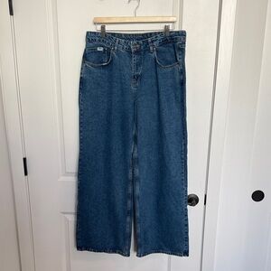 Ragged Priest Wide Leg Low Rise Jeans